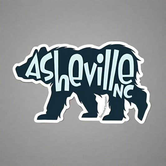 Asheville Black Bear Sticker