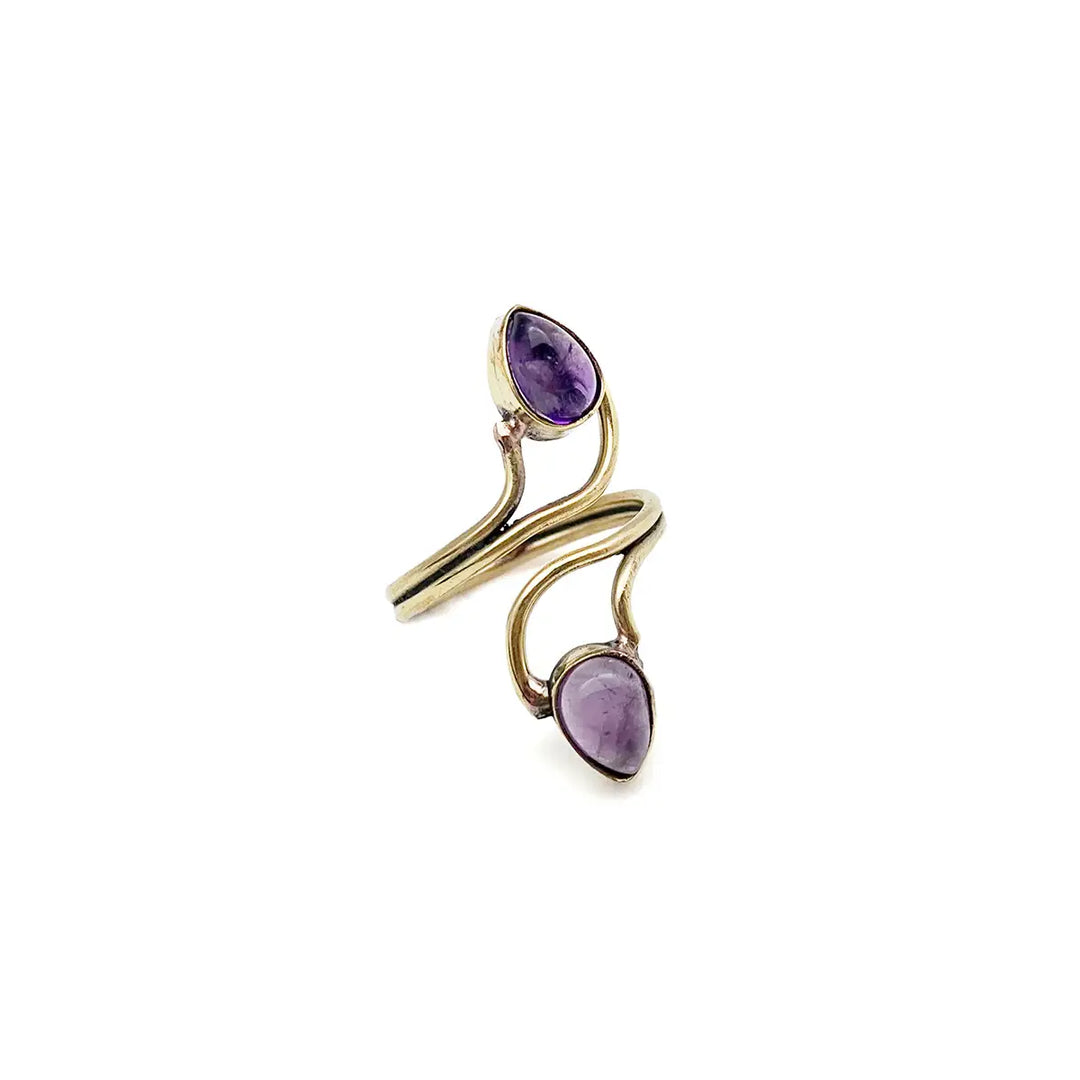 Dainty Gemstone Ring - Gold
