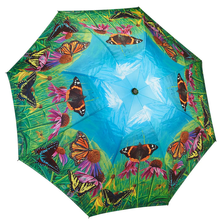 Nature Inspired Reverse Close Folding Umbrella