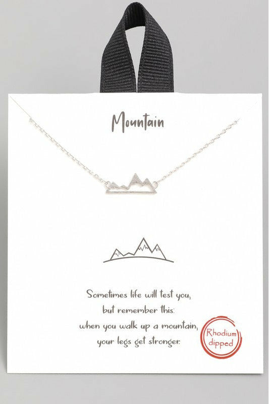 Dainty Mountain Range Necklace