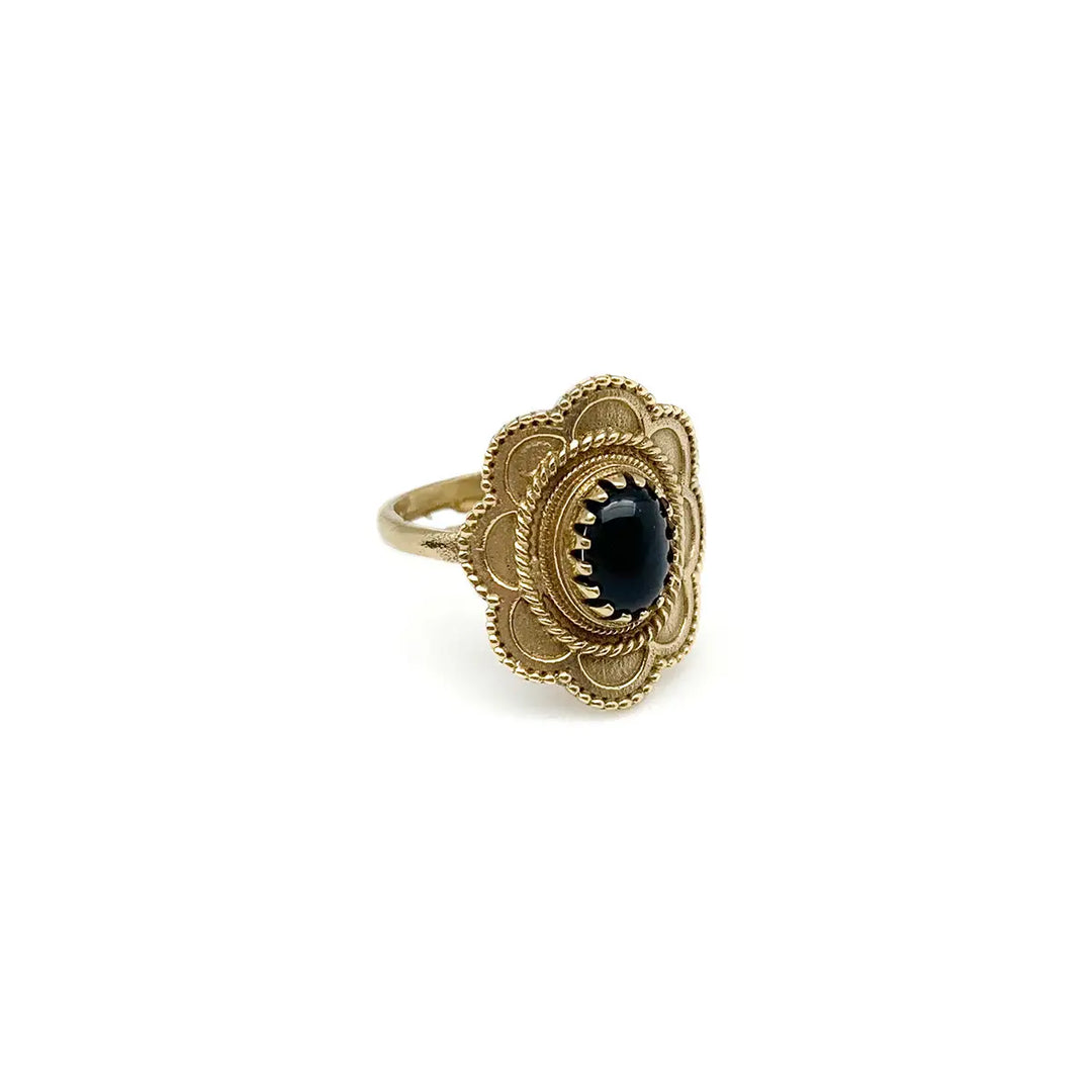 Dainty Gemstone Ring - Gold