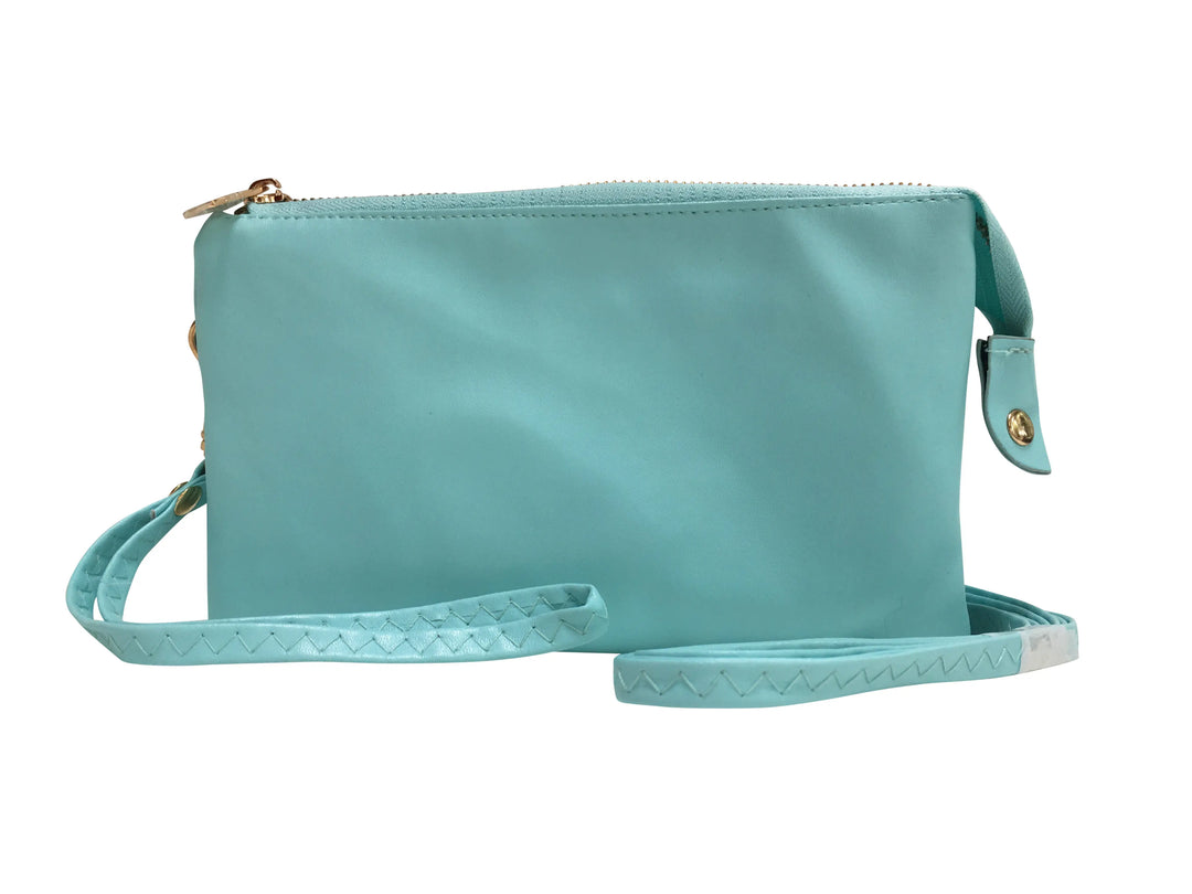 Smooth Faux Leather Crossbody Bag