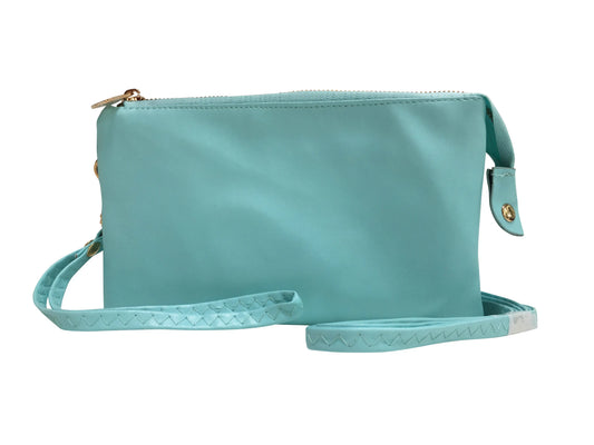 Smooth Faux Leather Crossbody Bag