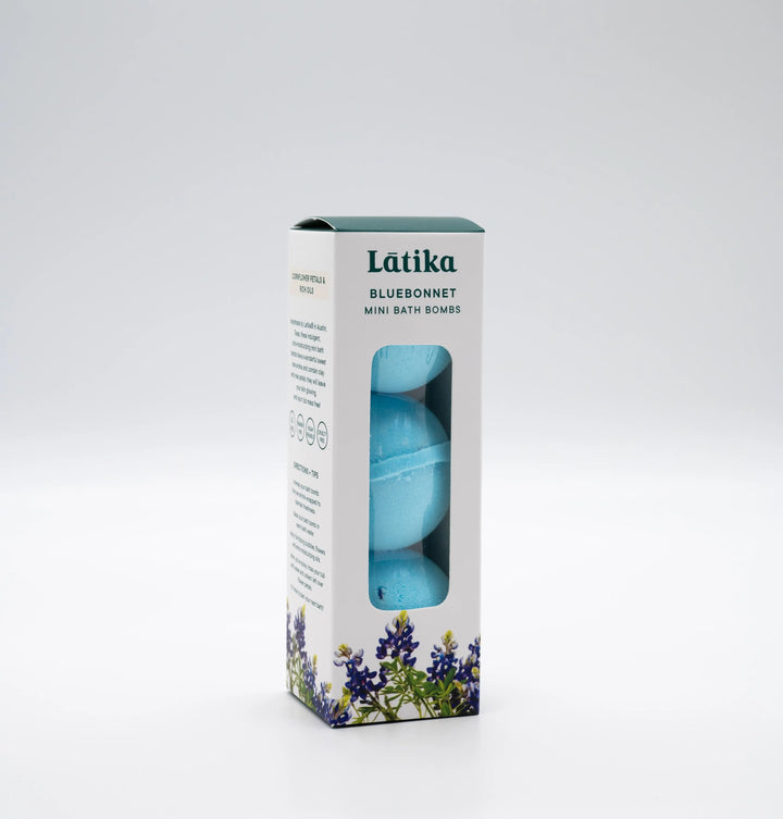 Mini Bath Bomb Set - Blue Bonnet