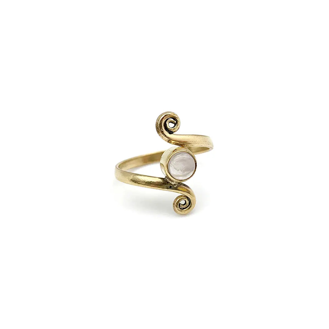 Dainty Gemstone Ring - Gold