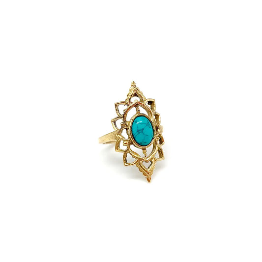 Dainty Gemstone Ring - Gold