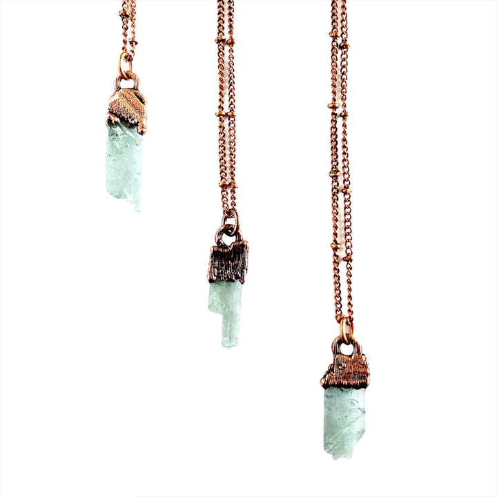 Aquamarine & Copper Necklace