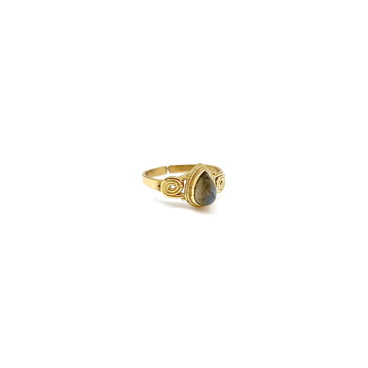Dainty Gemstone Ring - Gold