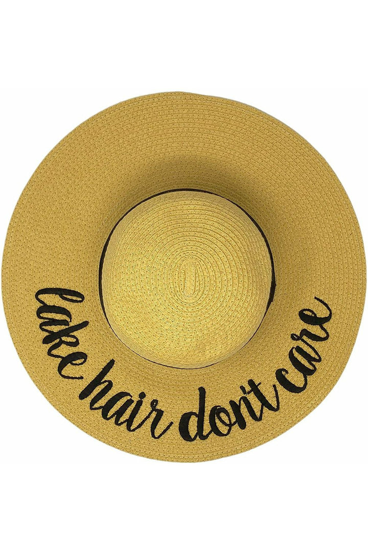Embroidered Sun Hat