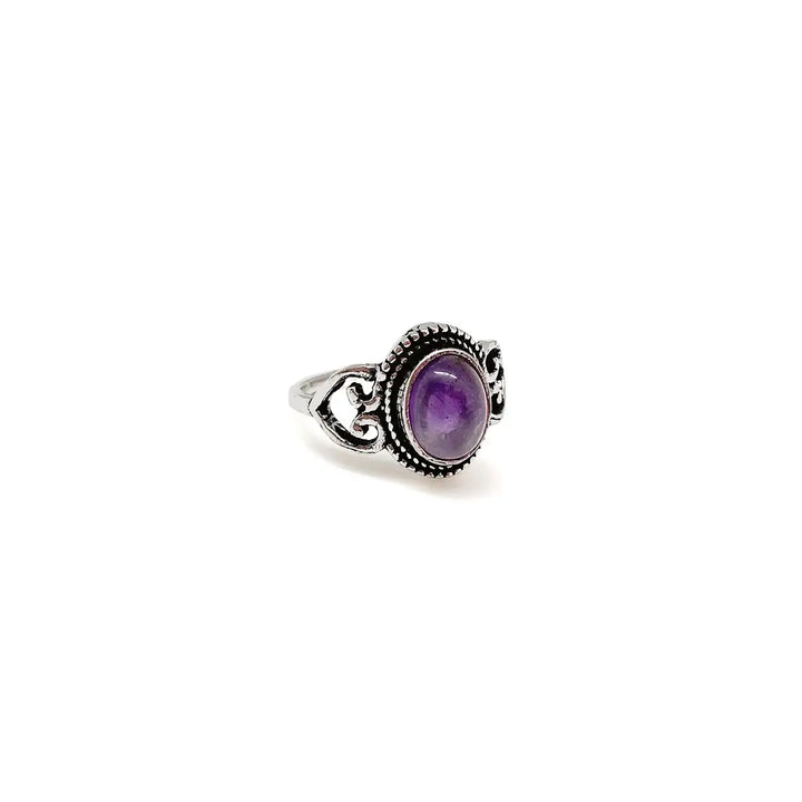 Dainty Gemstone Ring - Silver