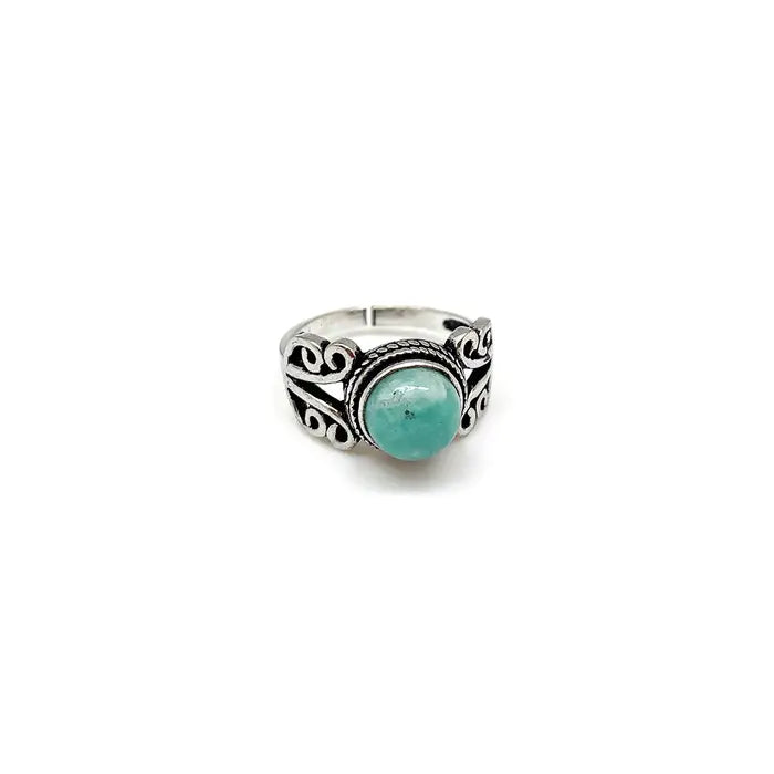 Dainty Gemstone Ring - Silver