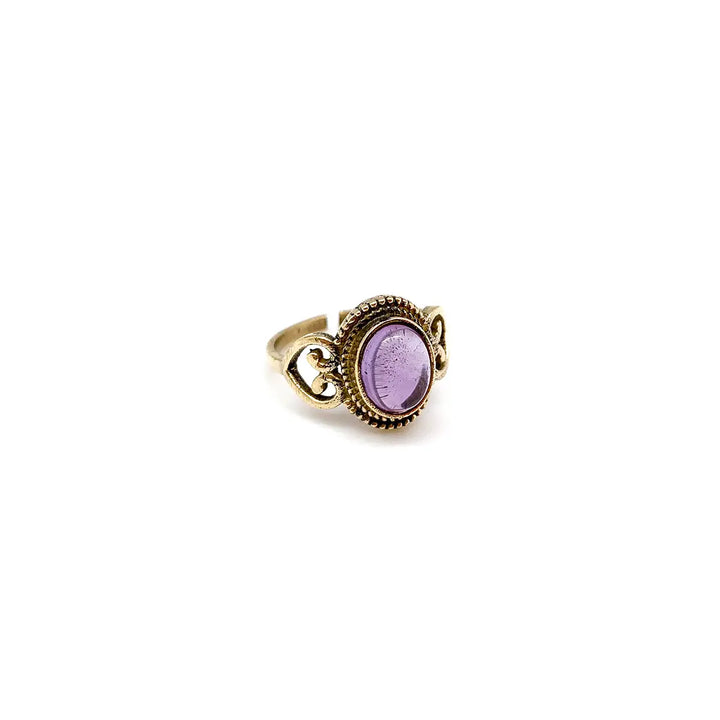 Dainty Gemstone Ring - Gold