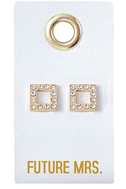 Wedding Themed Leather Tag Studs