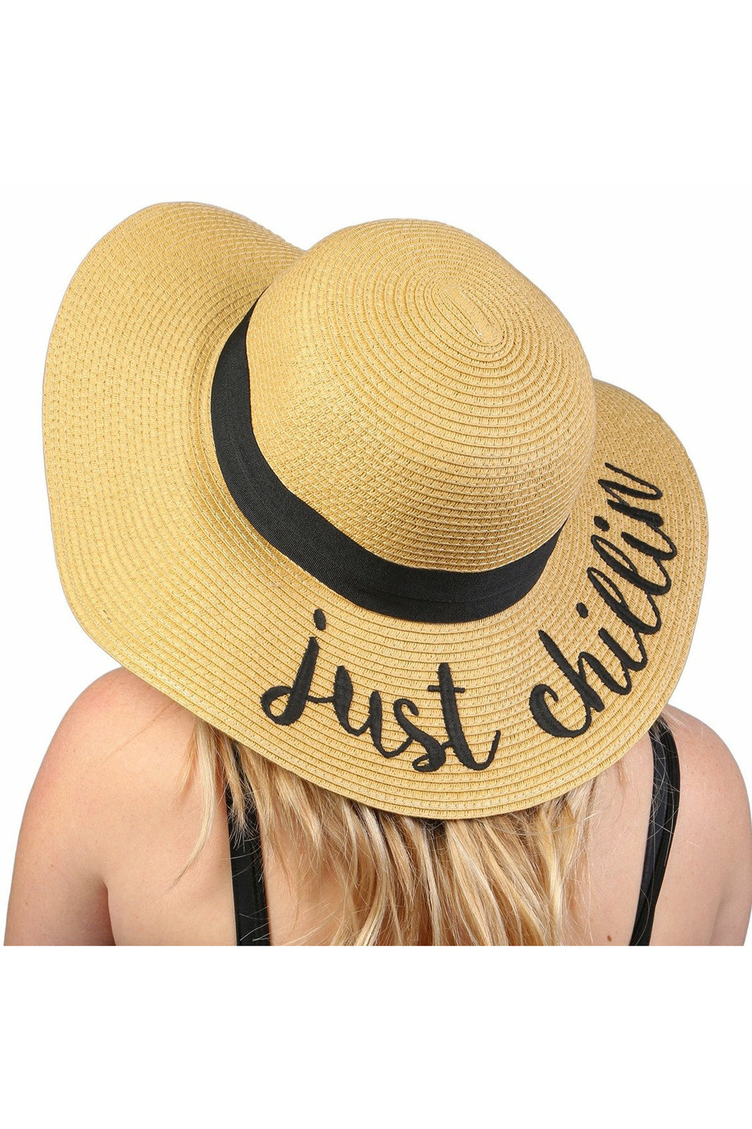 Embroidered Sun Hat
