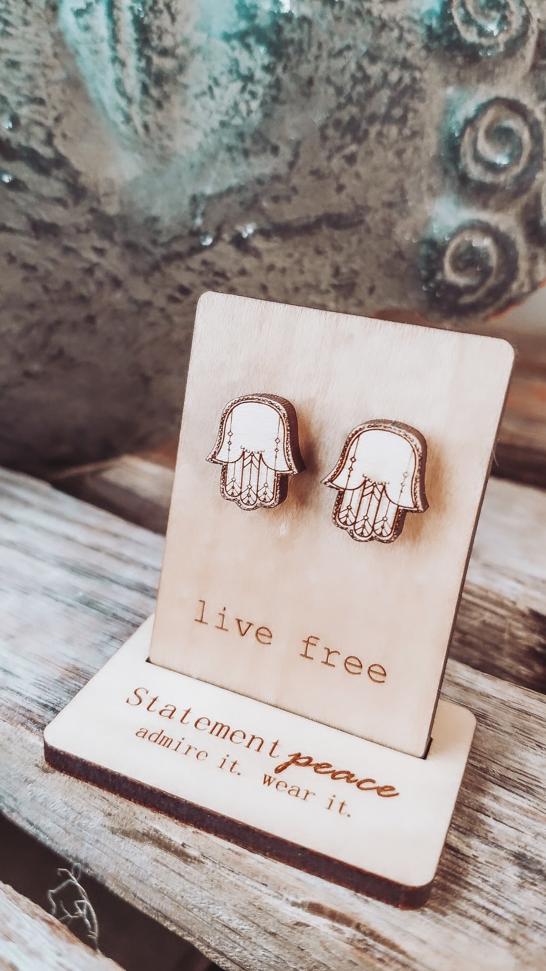 Hamsa Studs