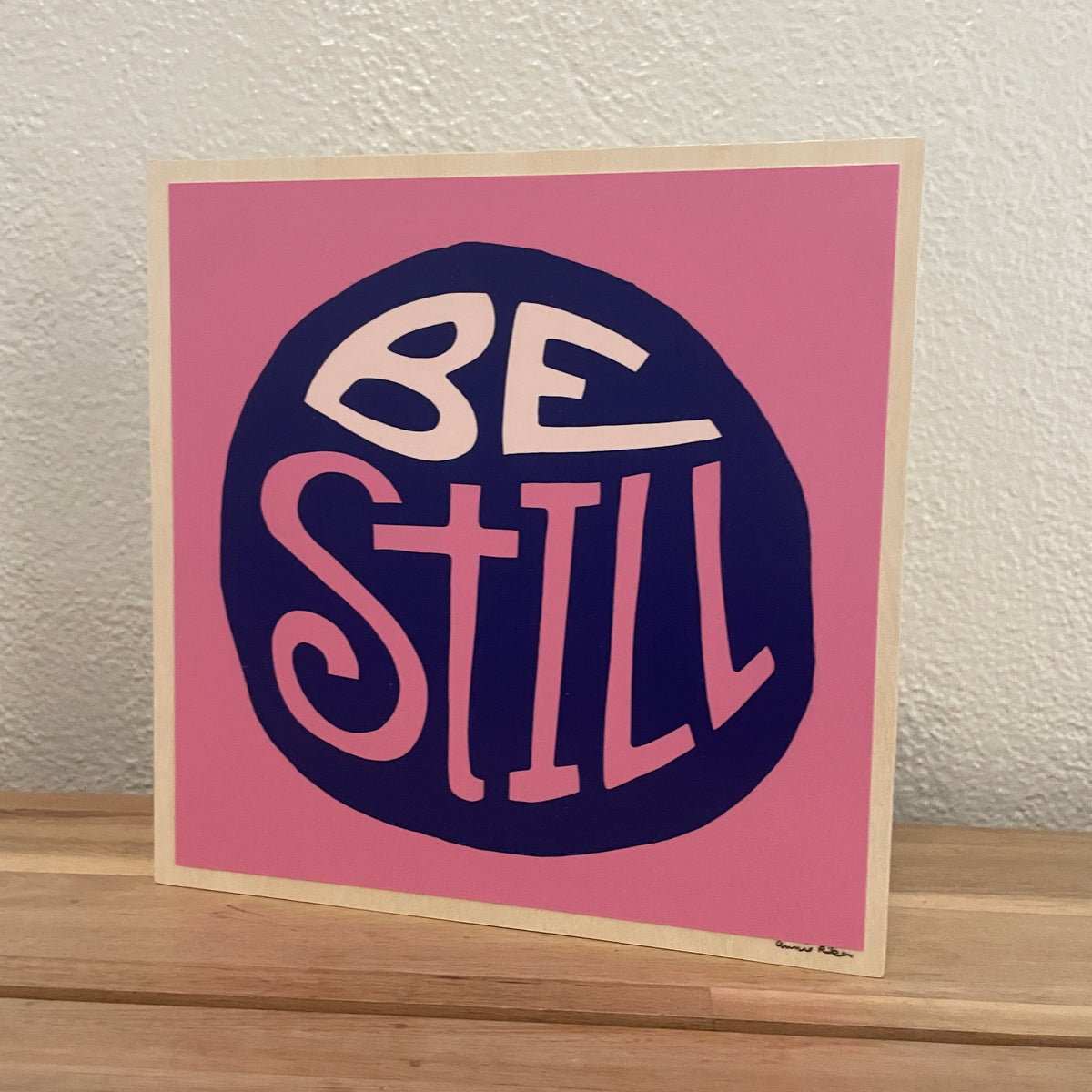 8" x 8" Motivational Words Block