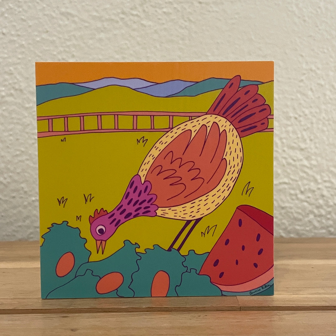 4" x 4" Asheville Inspired Art Block