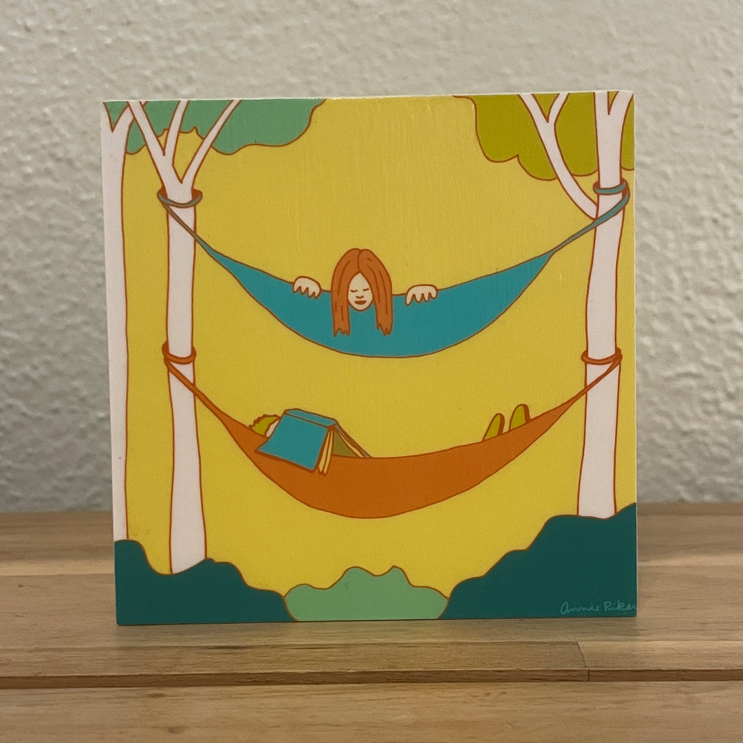 4" x 4" Asheville Inspired Art Block