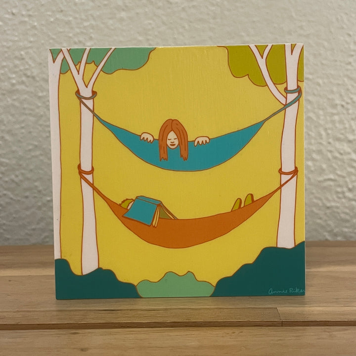 4" x 4" Asheville Inspired Art Block