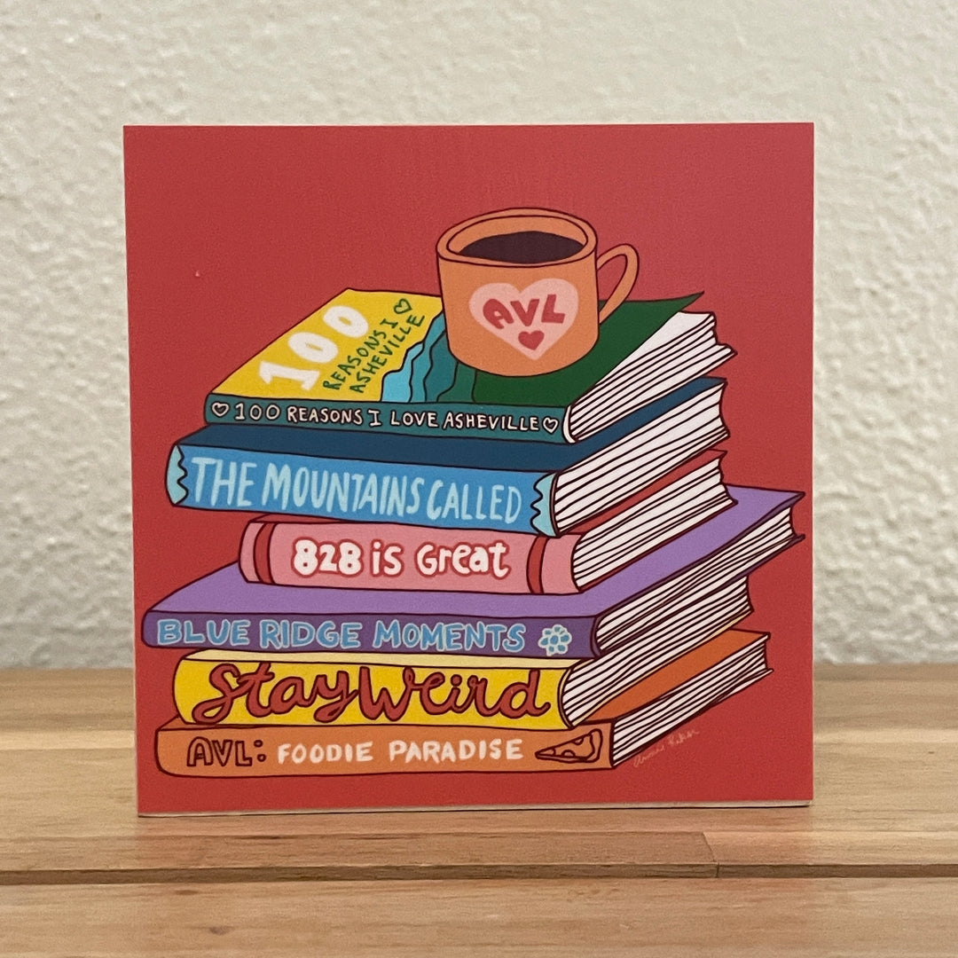 4" x 4" Asheville Inspired Art Block