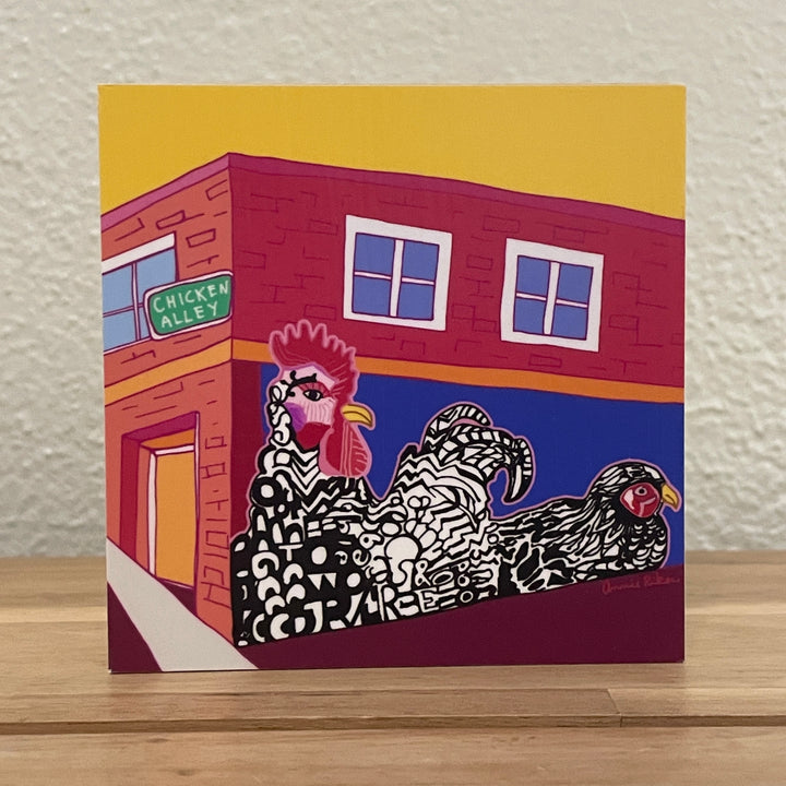 4" x 4" Asheville Inspired Art Block