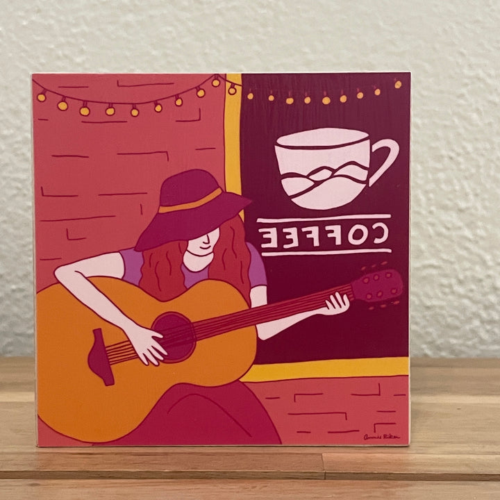 4" x 4" Asheville Inspired Art Block