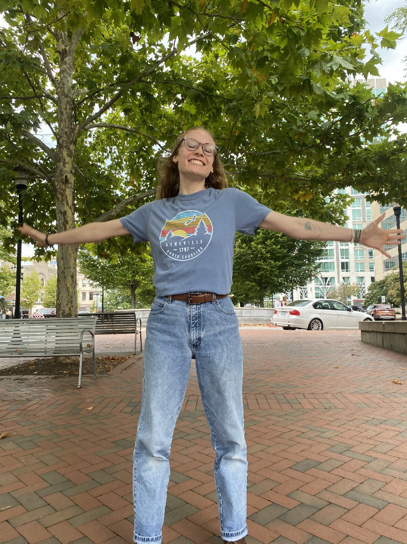 Sun Striped Asheville Short Sleeve Top - Lakeshore