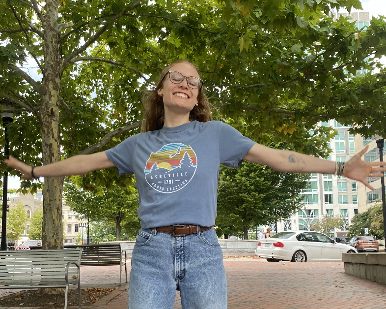 Sun Striped Asheville Short Sleeve Top - Lakeshore