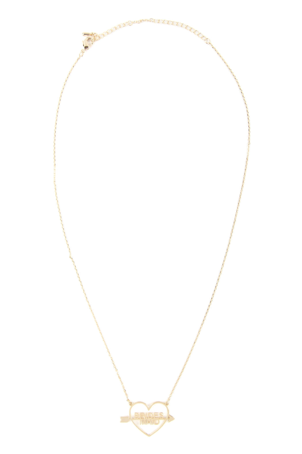 Bridesmaid Heart Necklace