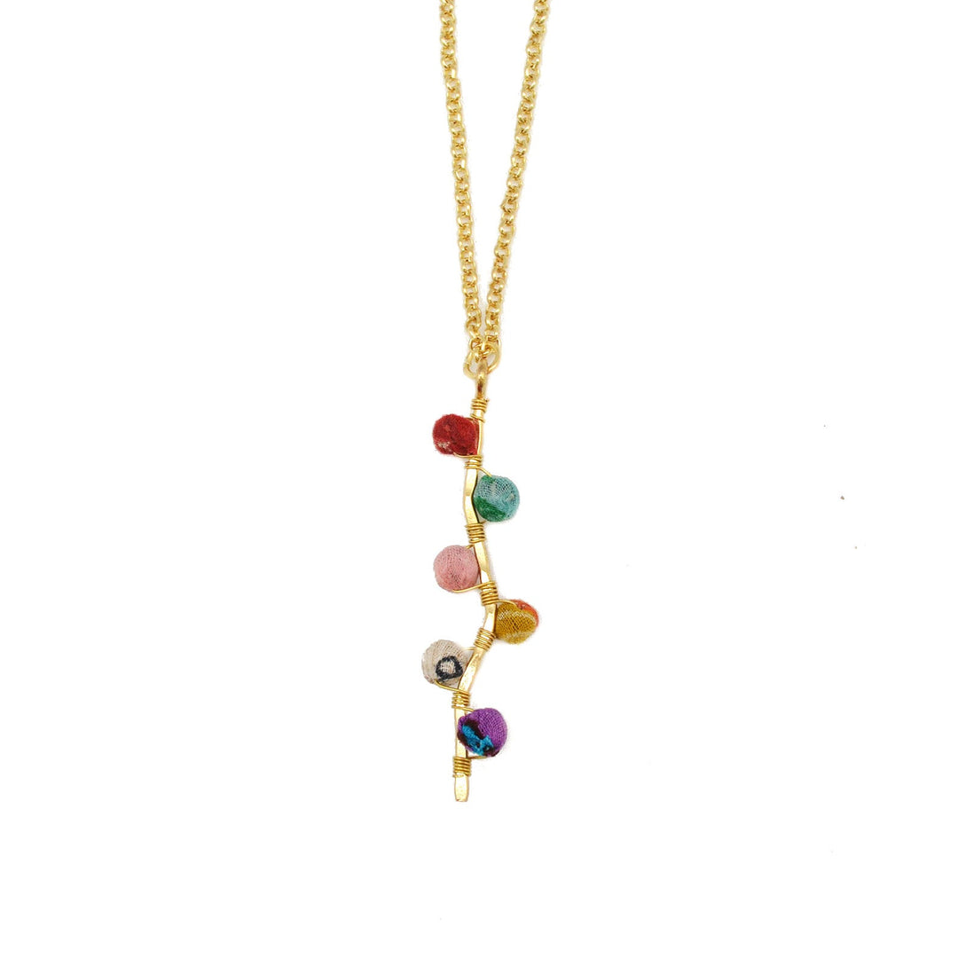 Anju Aasha Wavy Bar Pendant