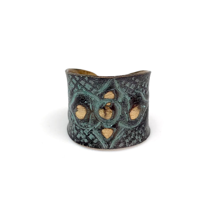 Anju Patina Cuff Ring
