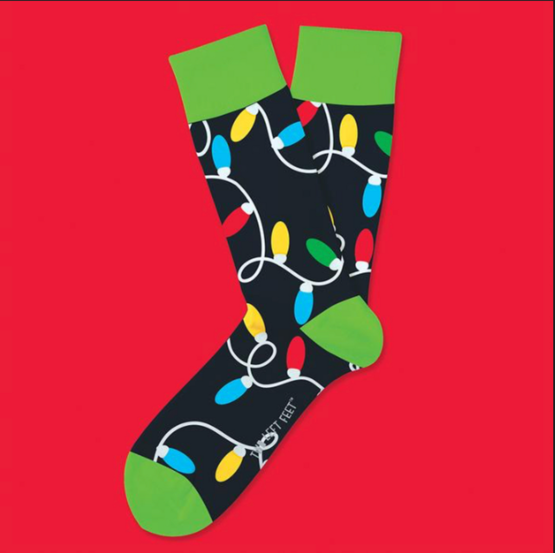 'Lotsa Lights' Christmas Socks
