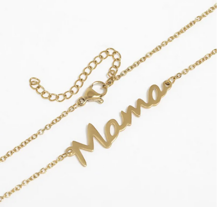 'Mama' Script Necklace