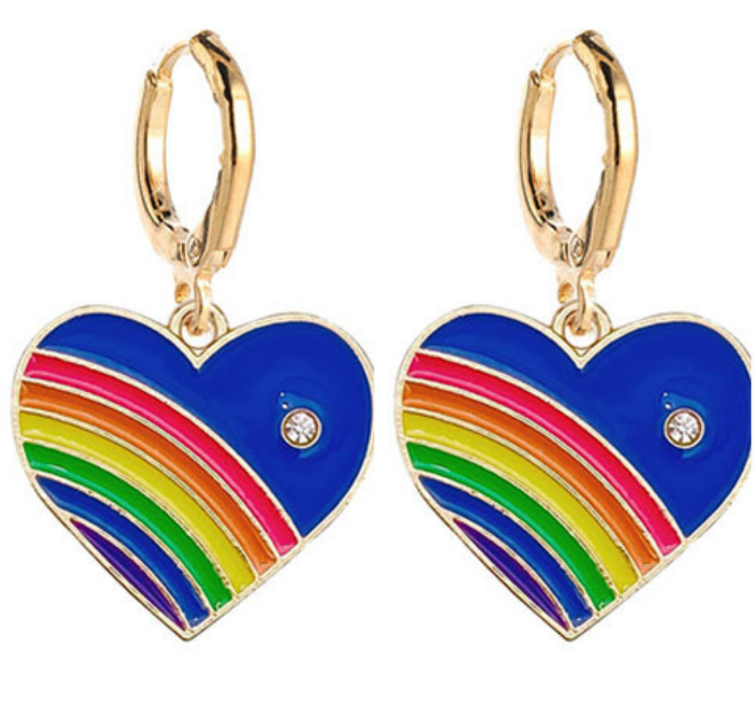 Rainbow Heart Huggies
