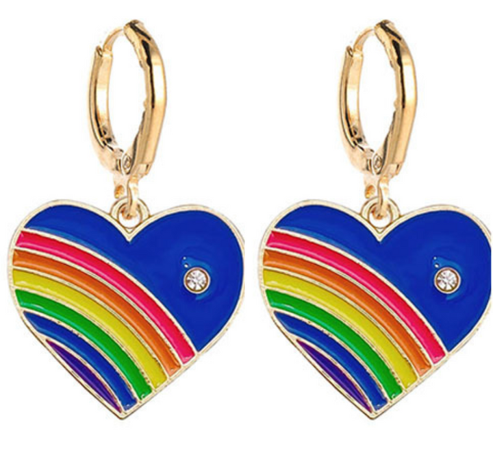 Rainbow Heart Huggies