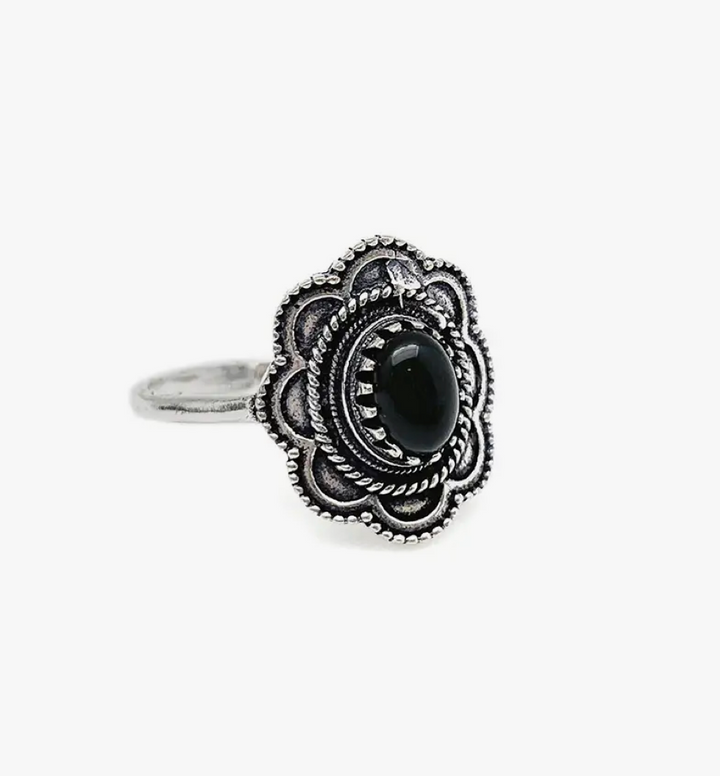 Dainty Gemstone Ring - Silver