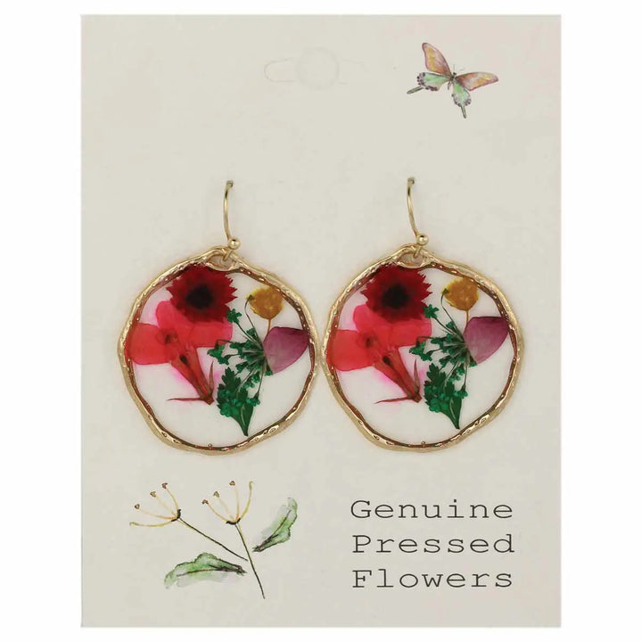 Pressed Flowers Earring Collection