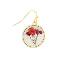 Pressed Flowers Earring Collection