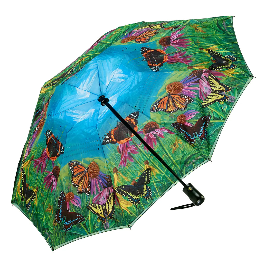 Nature Inspired Reverse Close Folding Umbrella