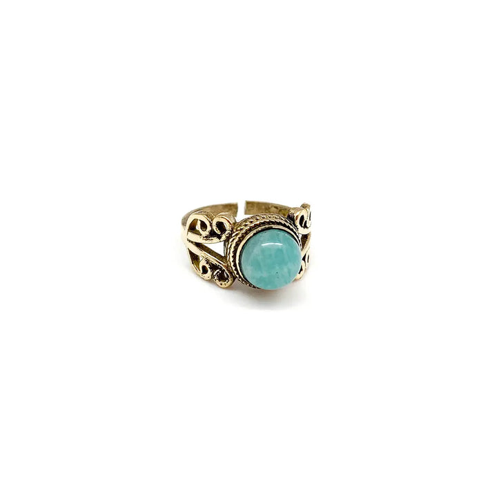 Dainty Gemstone Ring - Gold