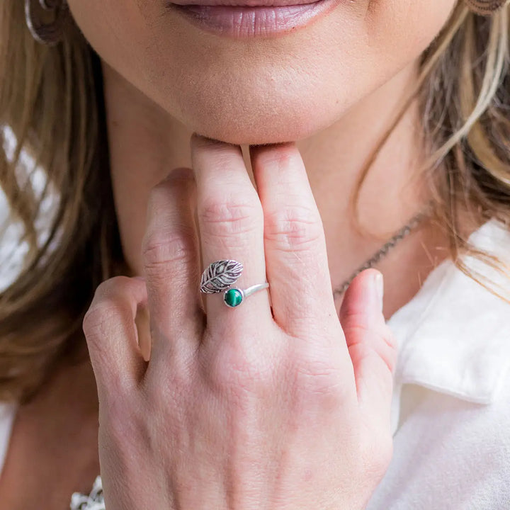 Dainty Gemstone Ring - Silver