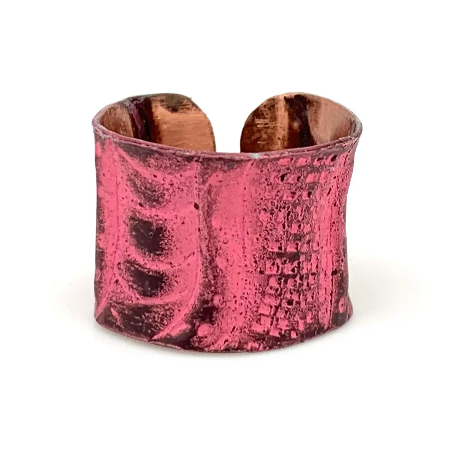 Anju New Copper Patina Cuff Ring
