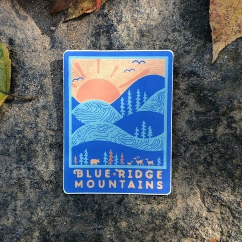 Asheville Blue Ridge Day Sticker