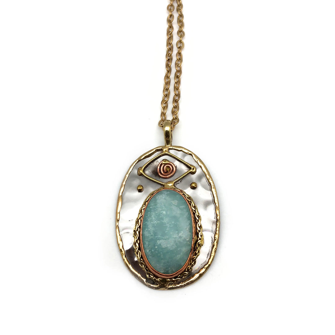 Janya Pendant - Amazonite