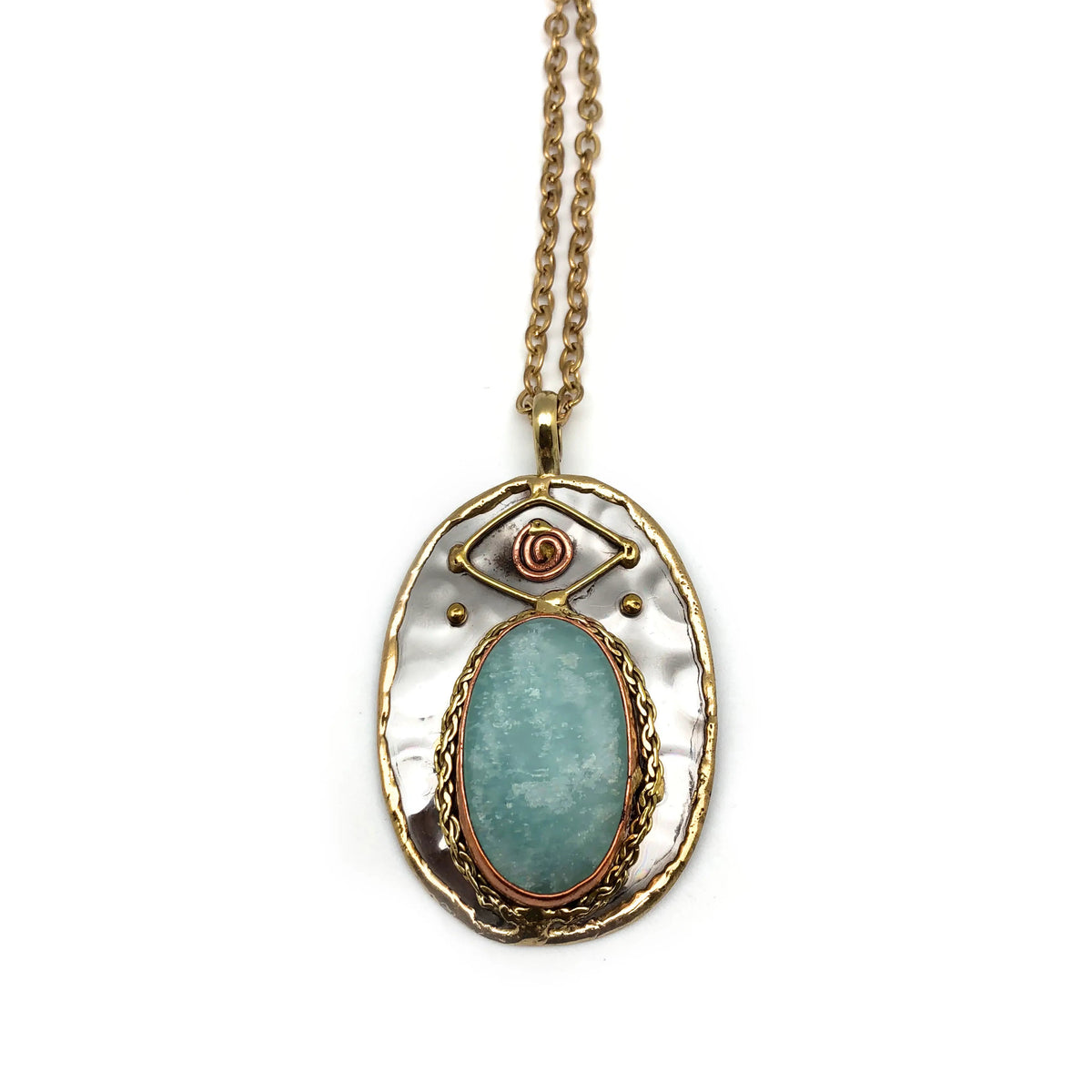 Janya Pendant - Amazonite