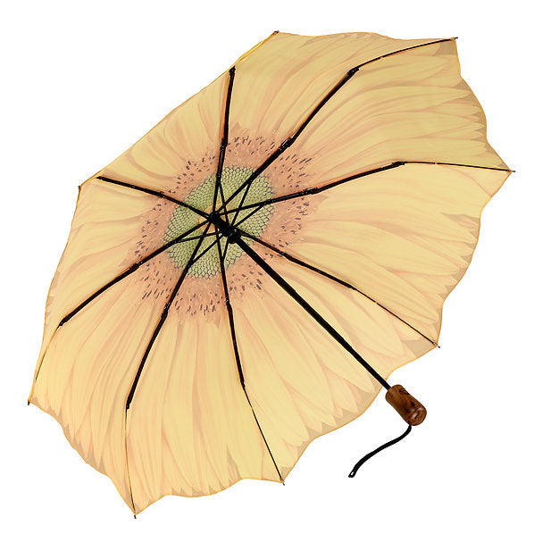 Floral Reverse Close Folding Umbrella