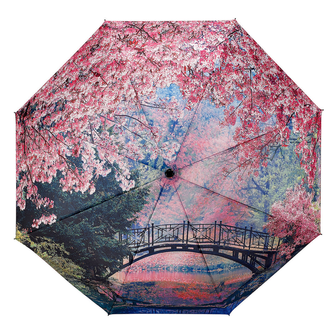 Nature Inspired Reverse Close Folding Umbrella
