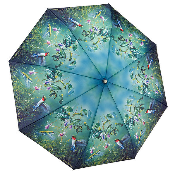 Art Inspired Reverse Close Folding Umbrella