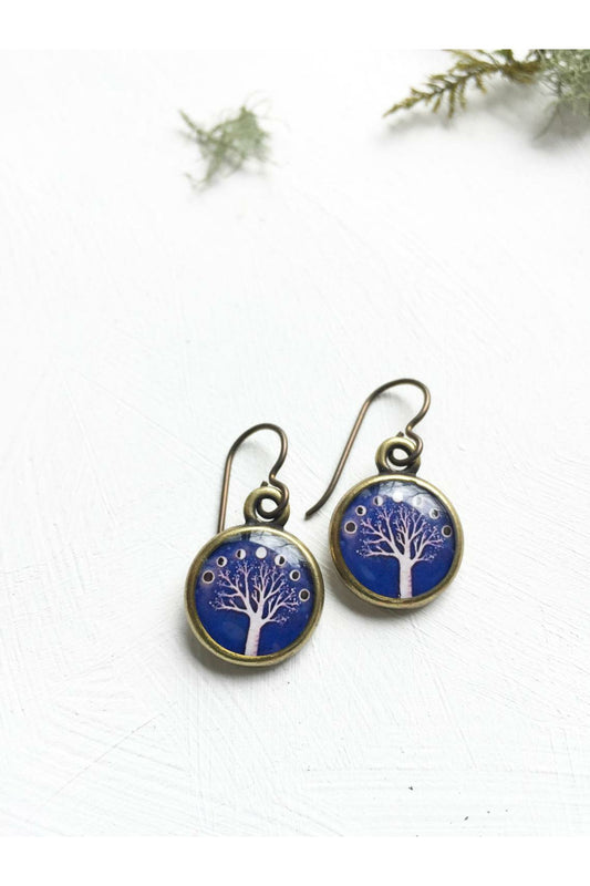 Seed & Sky Moon Phase Earrings