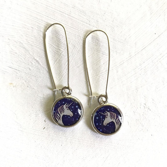 Seed & Sky Unicorn Earrings